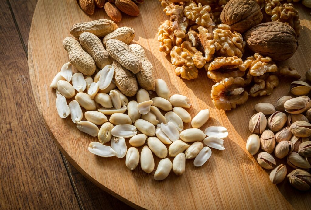 proteinrika nötter och fröer